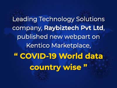 raybiztech-publishes-COVID-19-Country-Wise-webpart-kentico-marketplace